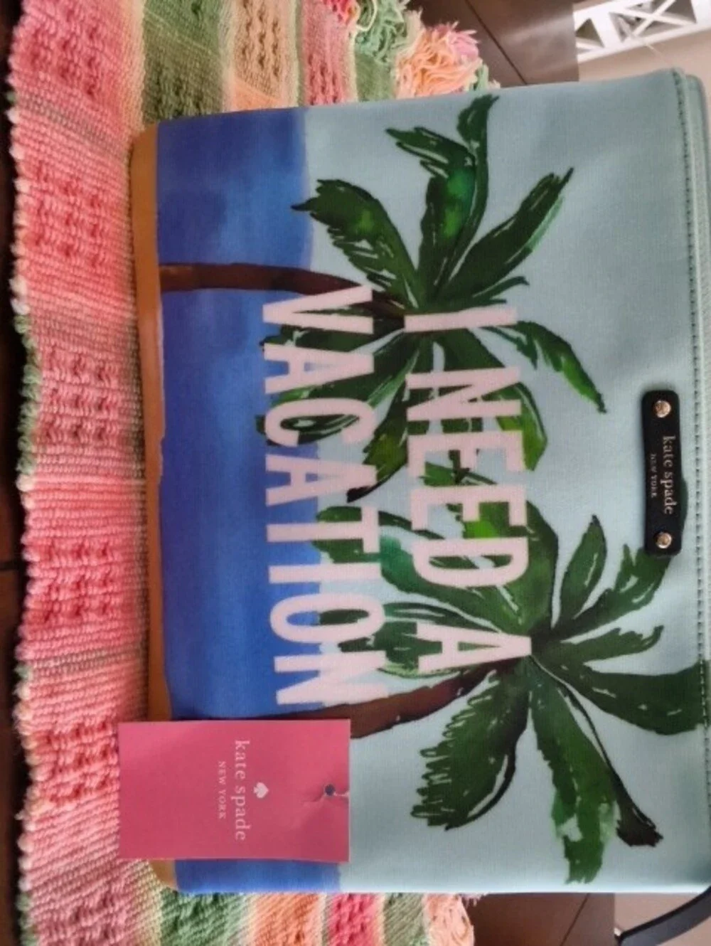 Kate Spade I Need A Vacation Gia Pouch